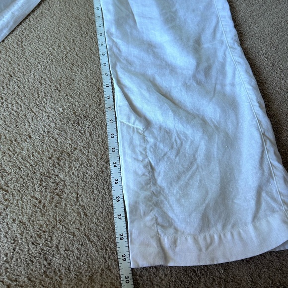 ATHLETA Retreat Wide Leg Linen Pant in Calla Lily, Size Small ‼️SOLD OUT‼️ - Picture 3 of 11